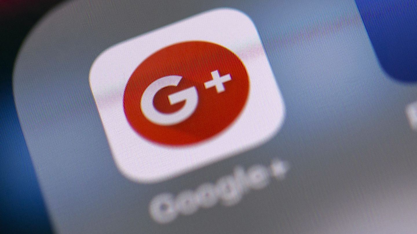 Logo von Google Plus auf einem Smartphone