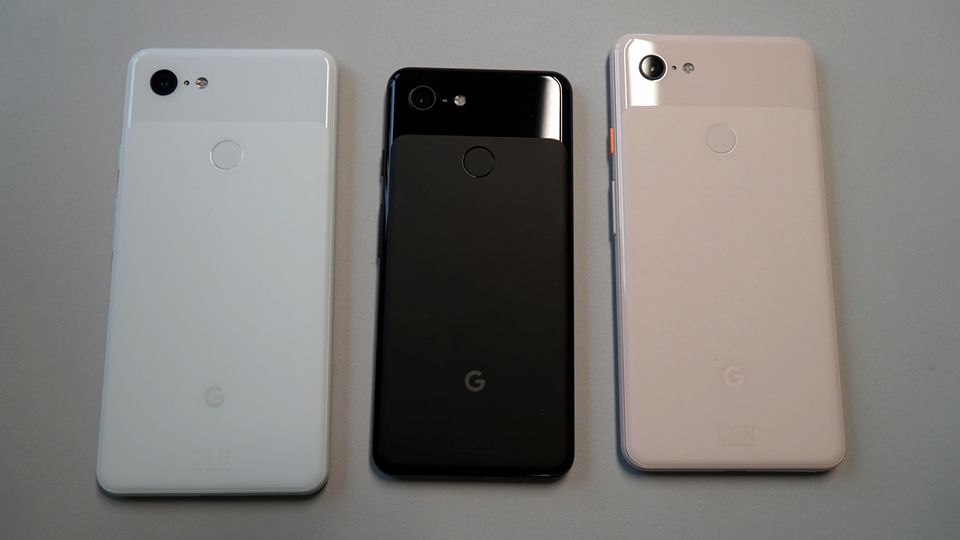 Alle drei Farben der neuen Pixel-Phones Alle drei Farben der neuen Pixel-Phones