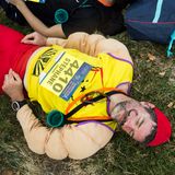 "Es soll keiner so wenig Wein trinken, dass er seiner Gesundheit schadet", wusste schon der römische Kaiser Marc Aurel. Manche beherzigten seinen Rat einfach nicht entschlossen genug und brachen erschöpft zusammen.