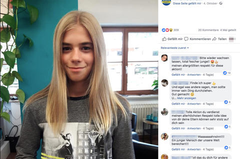 Adrian mit langen Haaren