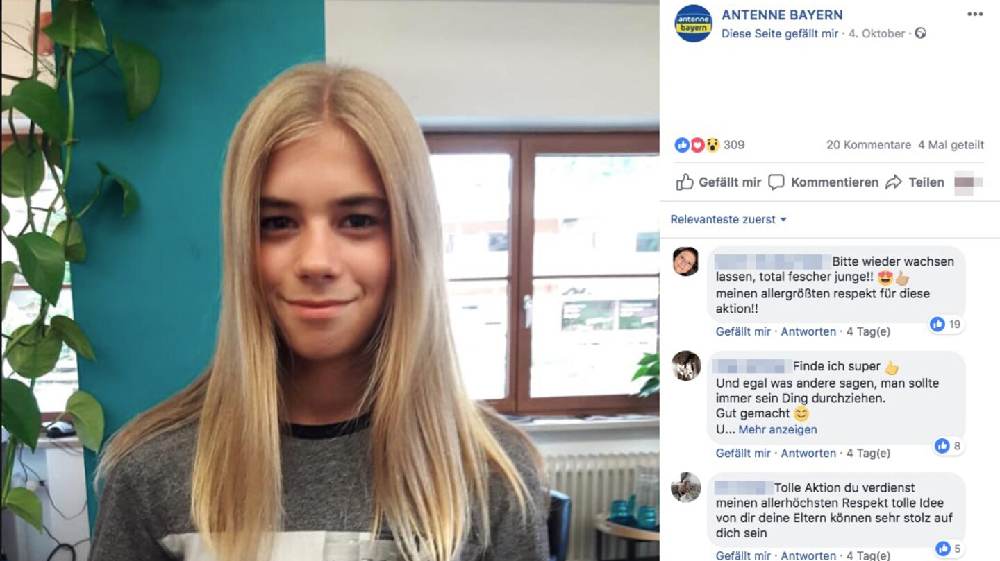 Adrian mit langen Haaren