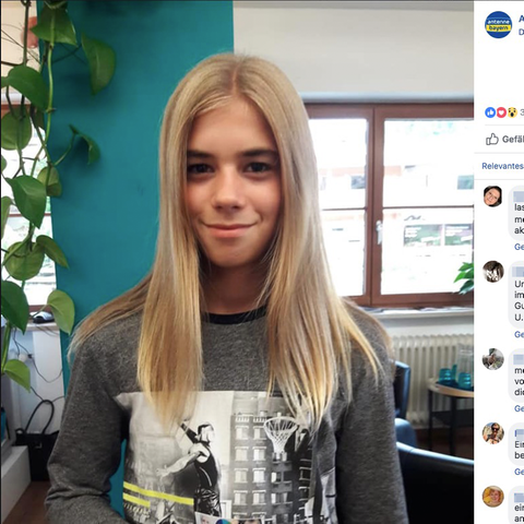 Adrian mit langen Haaren