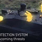 Aktive Abwehrsysteme schützen den Tank vor angreifenden Raketen.