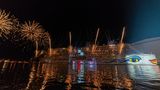 Bereits am 30. August war das Schiff auf dem Gelände der Meyer Werft in Papenburg vor 25.000 Zuschauern getauft worden. Von Eemshaven aus wird das Schiff bald zu seiner ersten Probefahrt ablegen und mit Flüssigerdgas betankt. Die Jungfernfahrt für Kreuzfahrtgäste startet  am 2. Dezember in Hamburg.