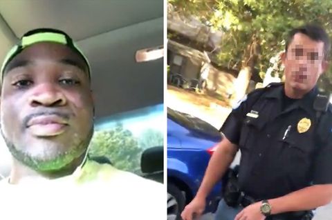 Screenshot aus einem Facebook-Live-Video von Corey Lewis