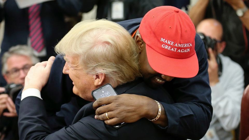 Besuch im Weißen Haus: Kanye Wests wirrer Auftritt bei Donald Trump