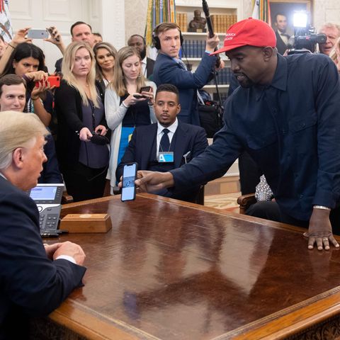 Kanye West und Donald Trump