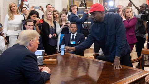 Kanye West und Donald Trump