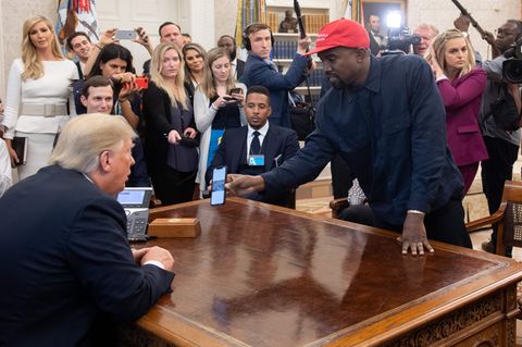 Kanye West und Donald Trump