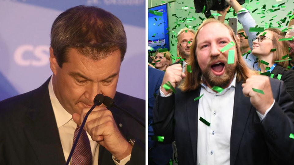 Bayernwahl: Erste Wahlprognose lassen Volksparteien alt aussehen – Grünen werden zweitstärkste Kraft