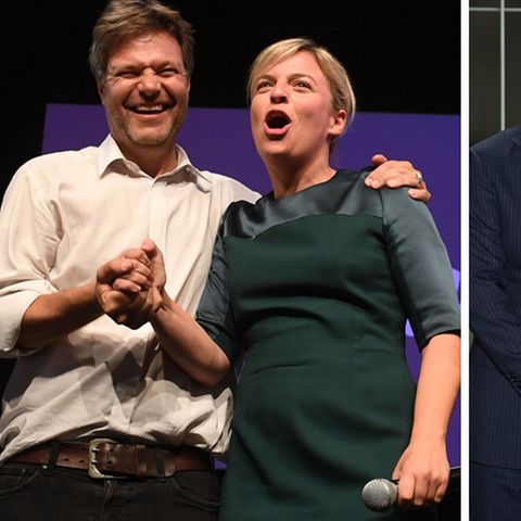 Die Grünen feiern, die SPD verkündet schwere Botschaften