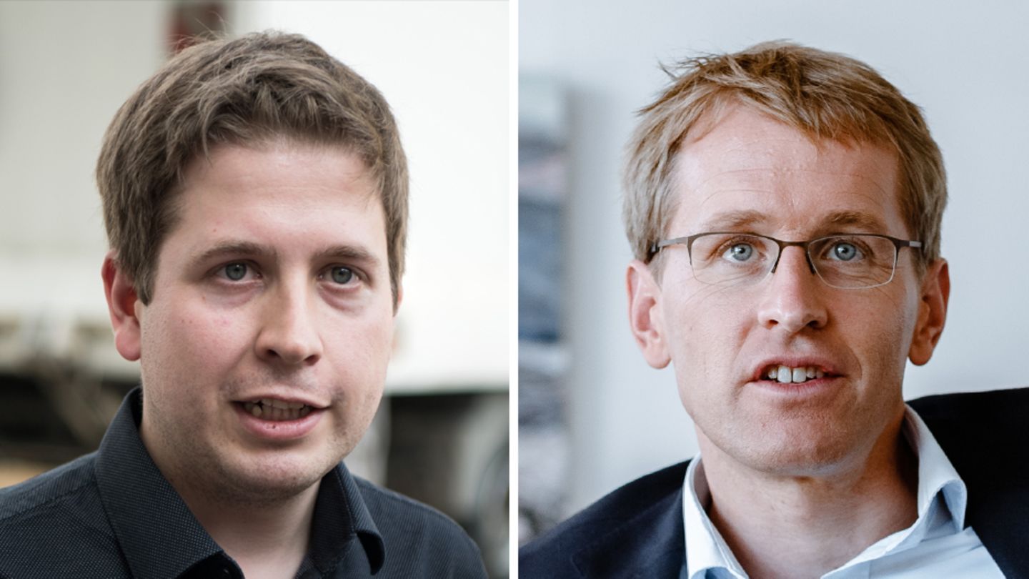 Nach der Wahl in Bayern: Kevin Kühnert (SPD) und Daniel Günther (CDU) kritisieren die Große Koalition in Berlin