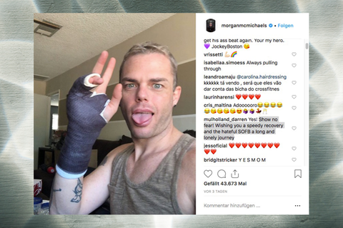 Nazi droht Dragqueen die Kehle durchzuschneiden, die schlägt zurück