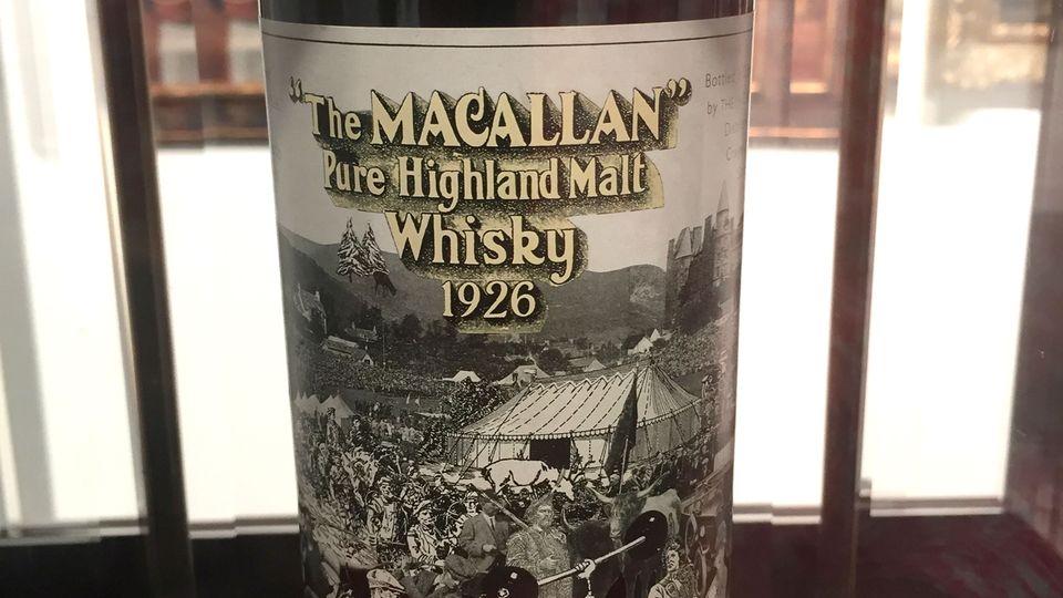 Whisky bei Sotheby's Auch dieser seltene Whisky kam bei Sotheby's unter den Hammer.