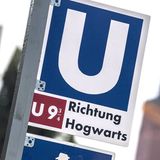 Gleis aus Harry Potter in Darmstadt