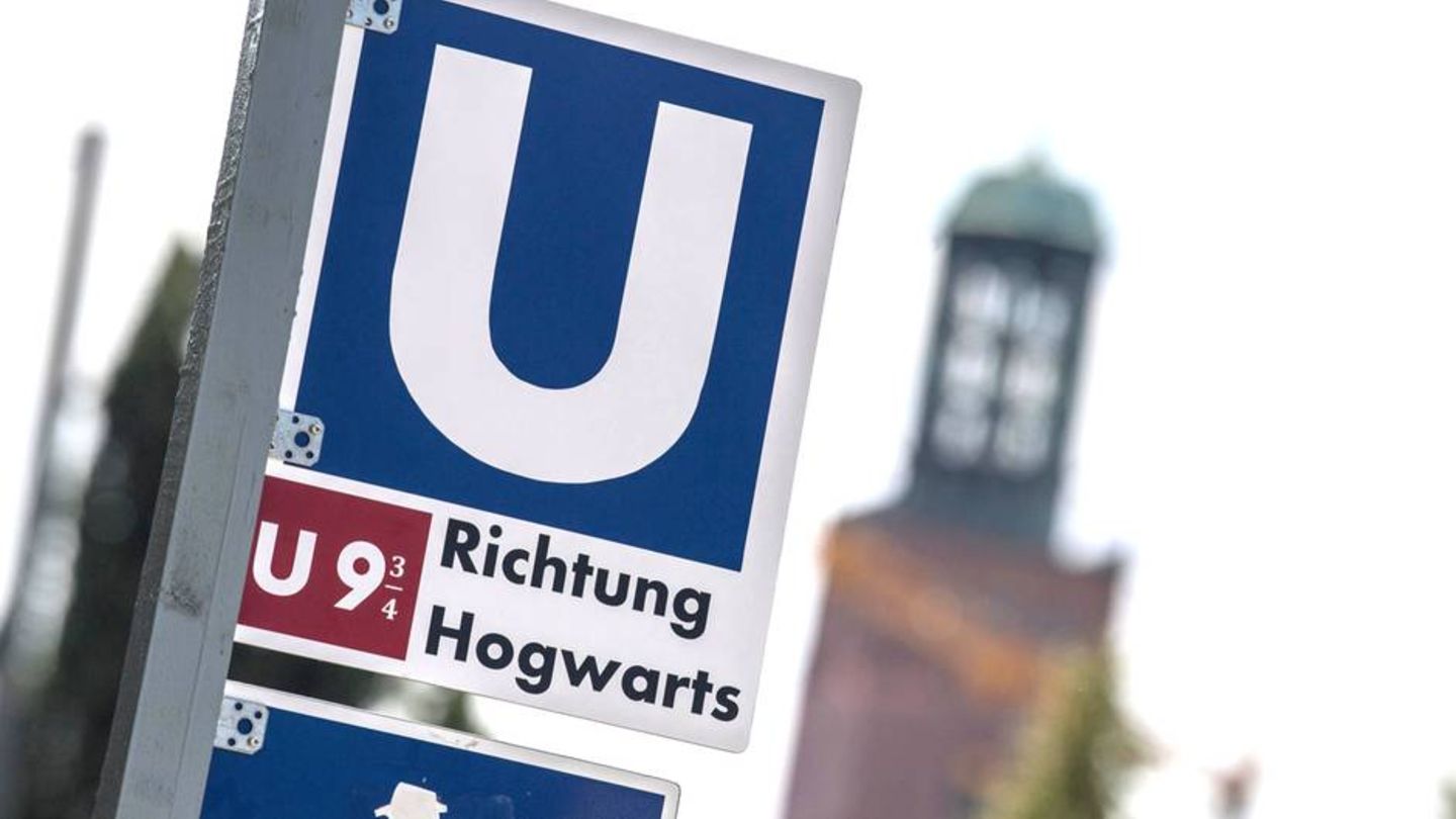 Gleis aus Harry Potter in Darmstadt