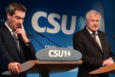 CSU: Horst Seehofer Markus Söder