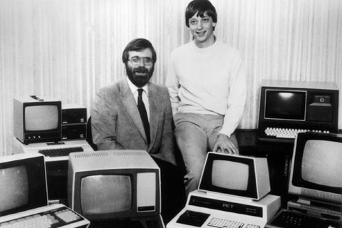 Microsoft-Gründer Paul Allen und Bill Gates