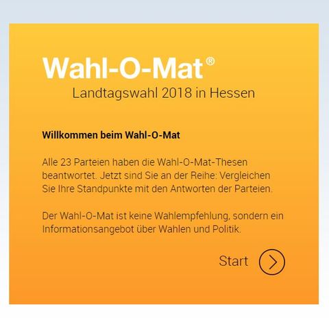 Wahl-O-Mat und Alternativen für die Landtagswahl in Hessen