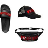 Generation MTV  Jeremy Scott, Jahrgang 1975, gehört zur Generation Jugendlicher, die stundenlang vor der Glotze hingen, um bei MTV Musikvideos anzuschauen. Inzwischen hat der Sender an Bedeutung verloren, doch Scott hält den Hype wach. In seiner Kollektion finden sich zahlreiche Kleidungsstücke und Accessoires mit dem MTV-Logo. Badeschlappen: 79,99 Euro; Cap: 34,99 Euro; Bauchtasche: 59,99 Euro; Handyhülle: 9,99 Euro.