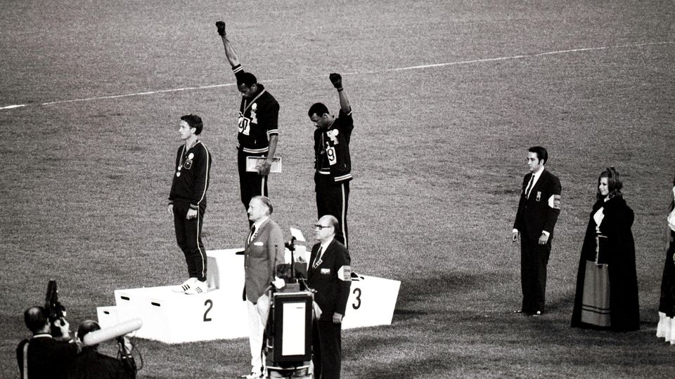 Black Power Protest bei Olympia