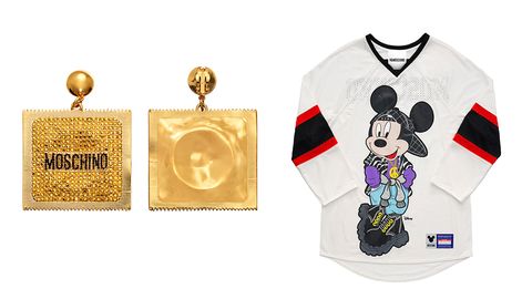 Moschino: Kondom am Ohr und Micky auf der Brust: Das ist die neue Designerkollektion von H&M
