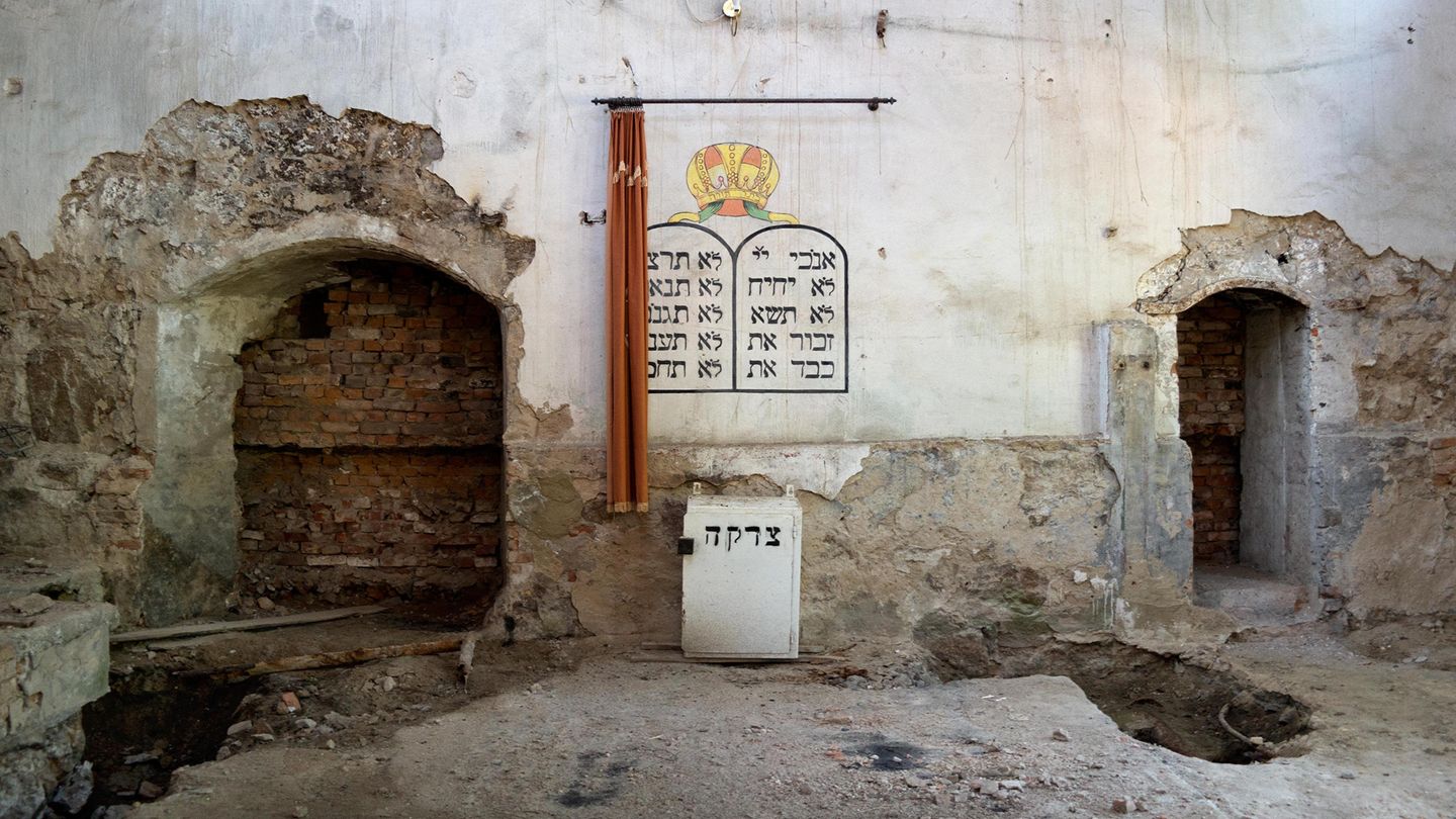 Synagoge, und chassidische Pilgerstätte in Brazlaw, Podolien, in der Ukraine, 2015
