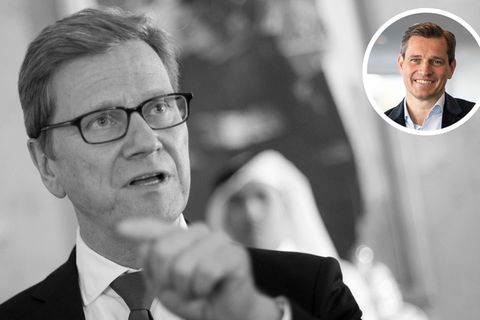 Guido Westerwelle und Michael Mronz