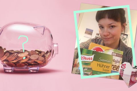 Unsere Redakteurin versucht einen Monat lang zu sparen - mit Tütensuppe und Kartoffelpüree Unsere Redakteurin versucht einen Monat lang zu sparen - mit Tütensuppe und Kartoffelpüree
