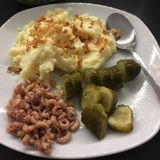 Kartoffelpüree auf Teller