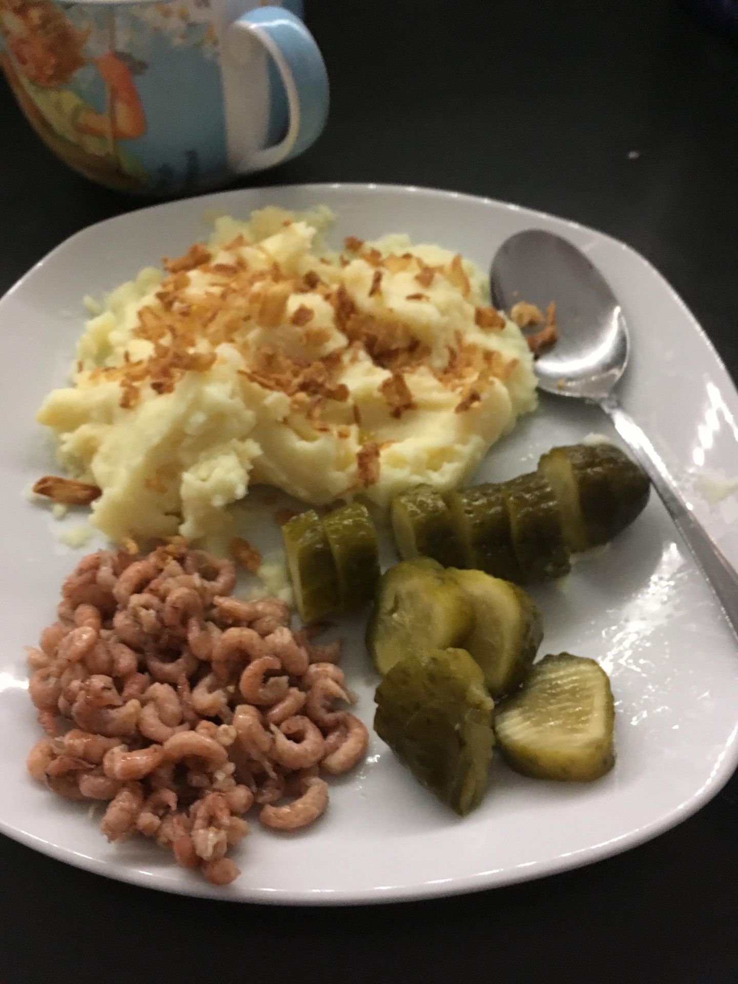 Kartoffelpüree auf Teller