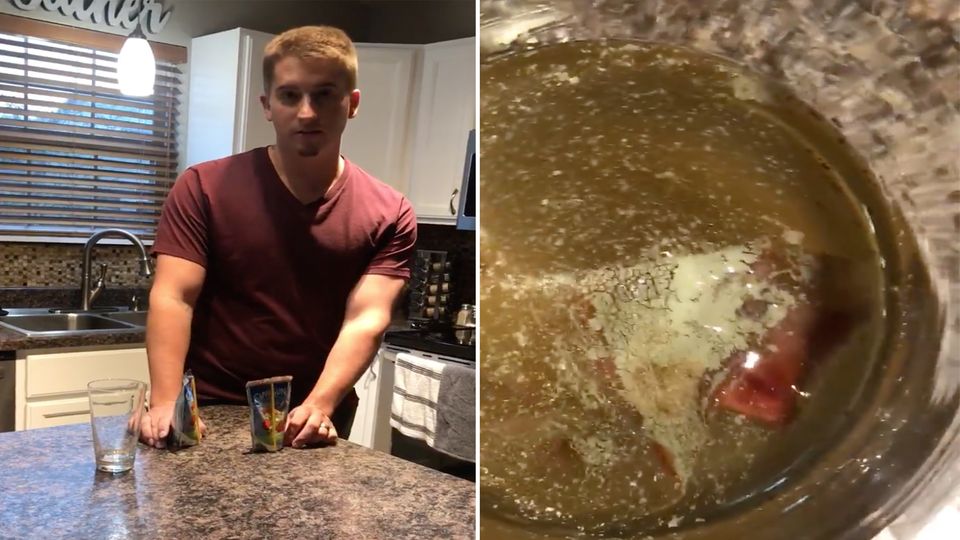 Trinkpäckchen: Vater findet Ekliges in "Capri-Sonne" – diese Erklärung liefert der Hersteller