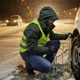 Warnweste nicht vergessen