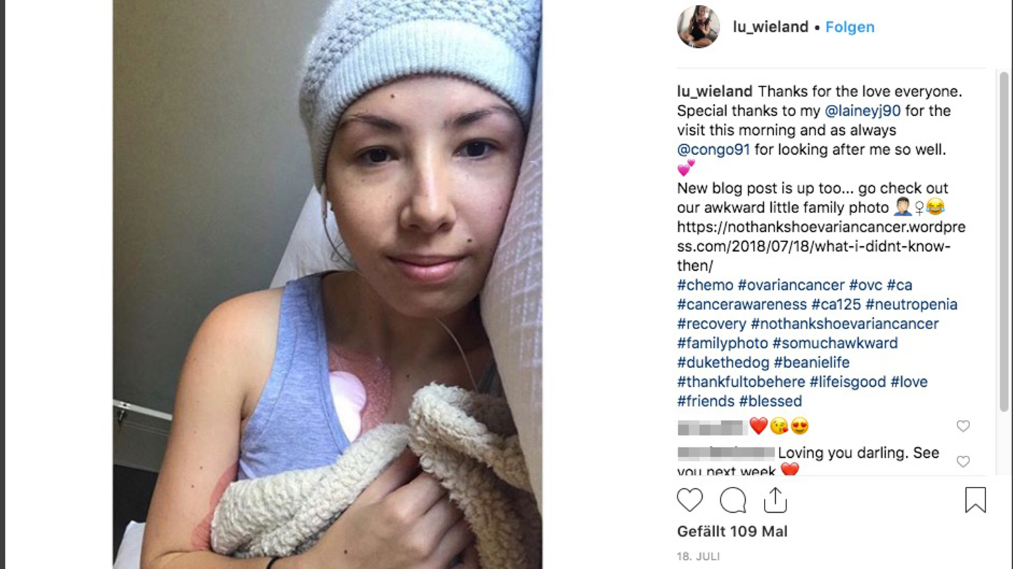 Instagram-Post von Lucy Wieland