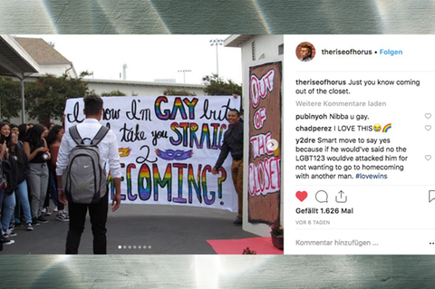USA: Wenn ein schwuler Schüler den coolsten Jungen der Schule, um ein Date bittet