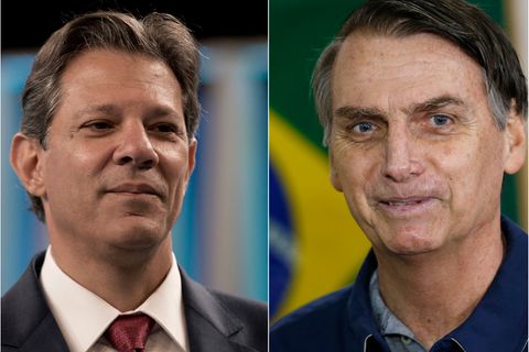 Brasilien: Fernando Haddad und Jair Bolsonaro