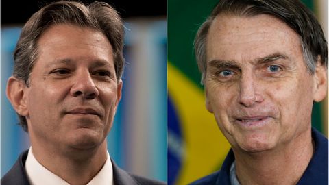 Brasilien: Fernando Haddad und Jair Bolsonaro