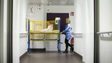 Ein Kind im Krankenhaus