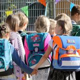 Kinder bei der Einschulung