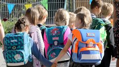 Kinder bei der Einschulung