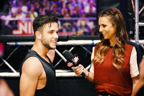 DSDS-Sieger Luca Hänni mit Moderatorin Laura Wontorra