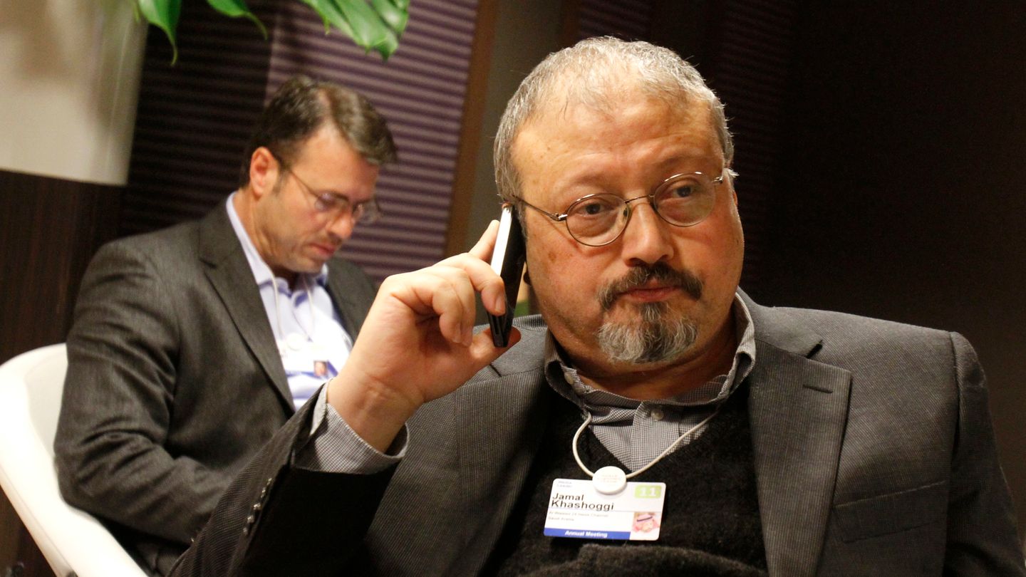 Der saudische Journalist Jamal Khashoggi beim Weltwirtschaftsforum in Davis 2011. Er lebte seit etwa einem Jahr in den USA und wurde in der Botschaft seines Heimatlandes Saudi-Arabien in Istanbul getötet.