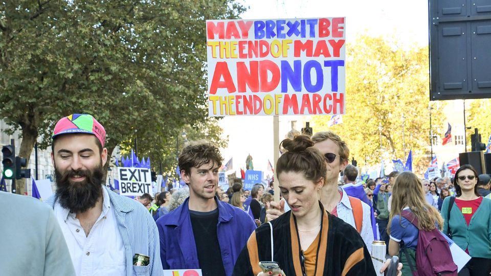 #PeoplesVoteMarch in London