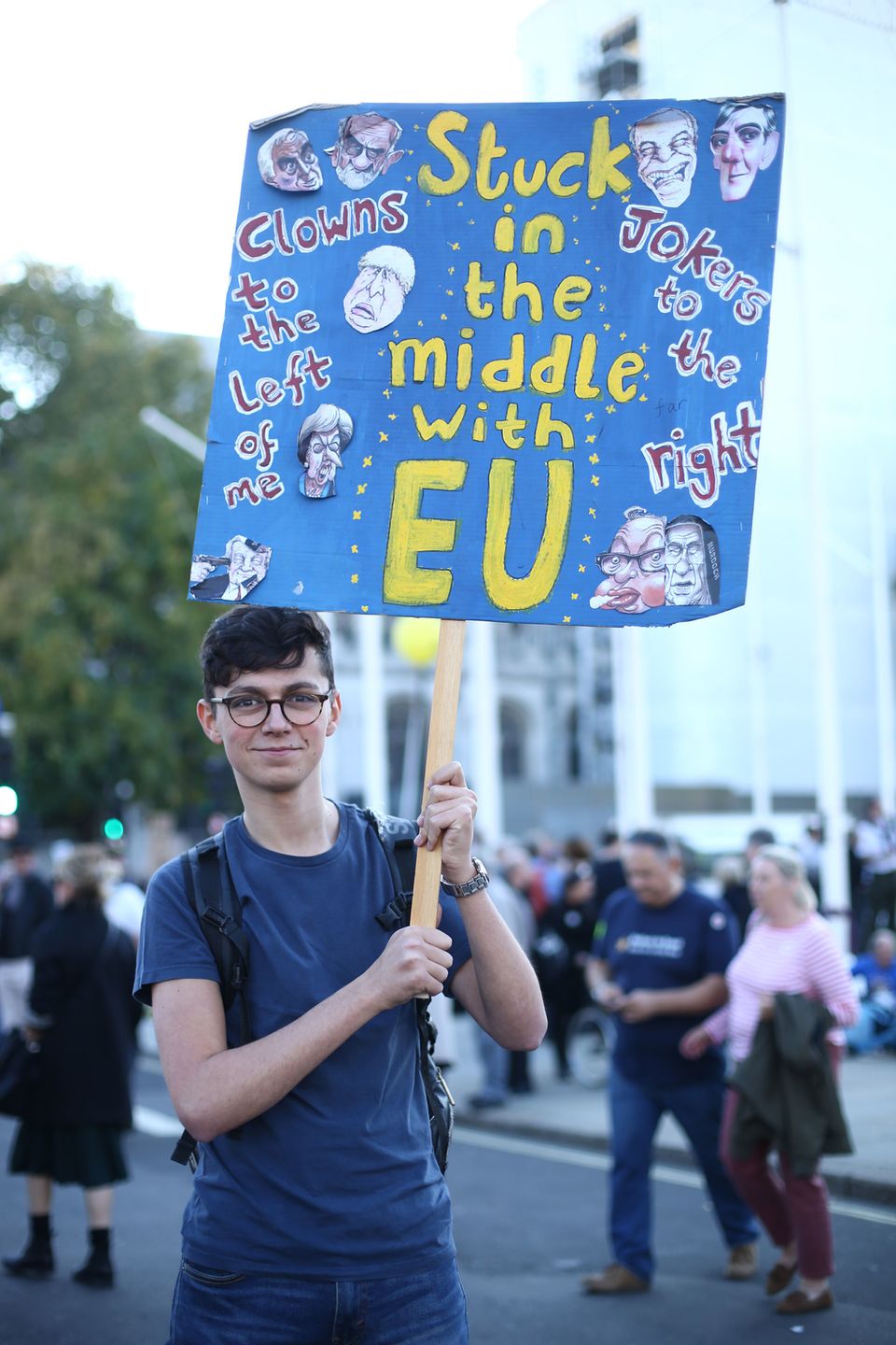 #PeoplesVoteMarch in London: "Never gonna give EU up": Die genialsten Schilder der Anti-Brexit-Demo