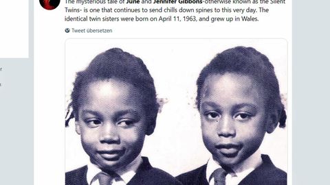 Jennifer und June Gibbons: Als Kinder bewegten sich die Zwillinge synchron und wirkten wie Zombis.