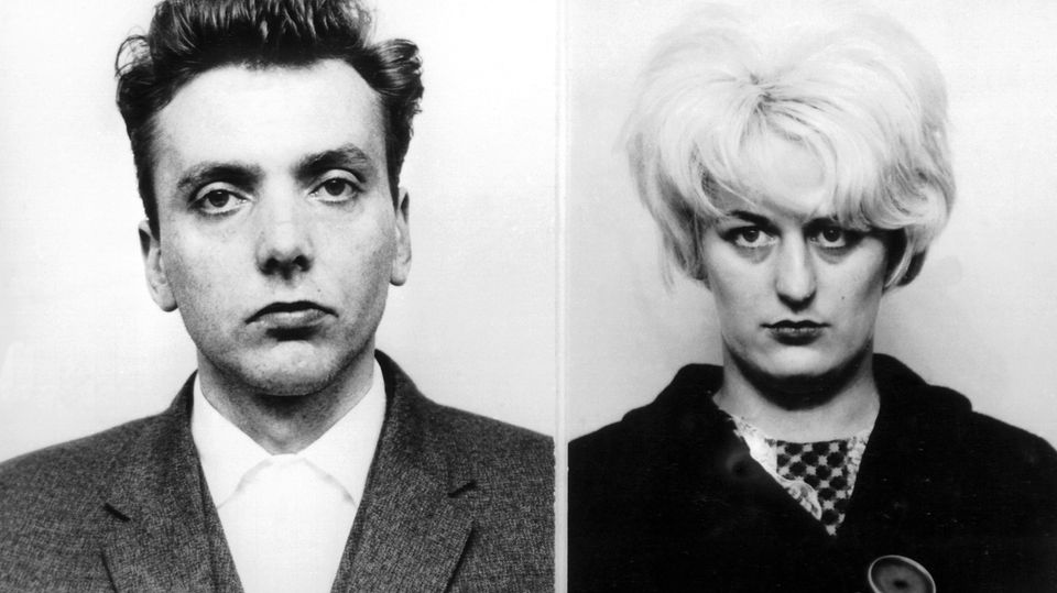 Die Polizeifotos von Ian Brady und Myra Hindley.