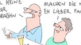 Cartoons von Tobias Schülert: Klimawandel - So schlecht geht es Frau Holle