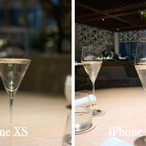 Ein Allheilmittel ist die zweite Linse des XS aber auch nicht, wie dieses Beispiel zeigt. Der Porträtmodus erkennt das Glas nicht richtig und rechnet es unscharf. Das "normale" Foto des XR (das man natürlich auch mit dem XS knipsen könnte) ist in so einer Situation besser geeignet.