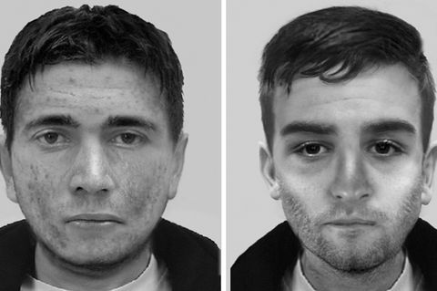 Krefeld: Rentnerin stirbt nach Straßenraub – Polizei sucht diese beiden Männer Phantombilder der beiden von der Krefelder Polizei gesuchten ;Männer