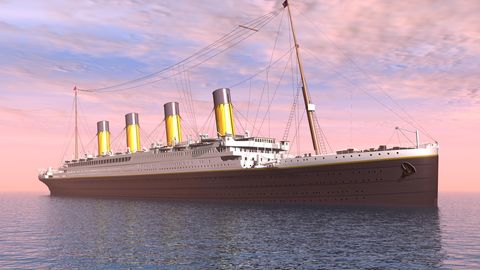 Grafische Darstellung der Titanic